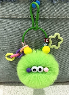 Cartoon Plush Doll Bag Pendant Car Keychain
