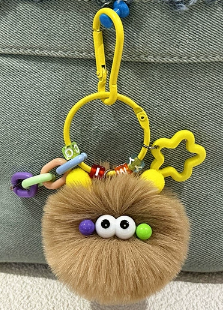 Cartoon Plush Doll Bag Pendant Car Keychain