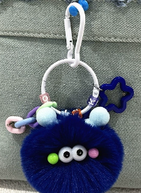 Cartoon Plush Doll Bag Pendant Car Keychain