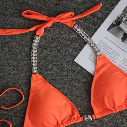 Luxury Rhinestone Bikini Crystal Diamond Swimsuit
