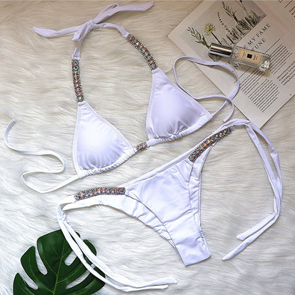 Luxury Rhinestone Bikini Crystal Diamond Swimsuit