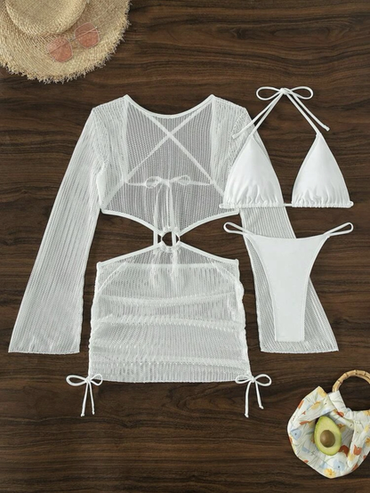 Three-Piece Beach Brazilian Bikini Set