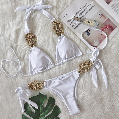 Sexy Unique weaving Brazilian Bikini Set