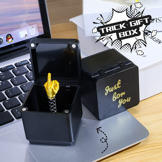Middle Finger Surprise Gift Boxs Christmas Fun Prank Gift