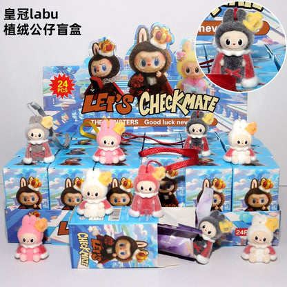 24pcs set Mini Labubu Pendant Blind Box Toys Kawaii Anime Surprise box