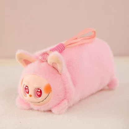Disney Stitch Labubu Plush Pencil Case Anime Kawaii