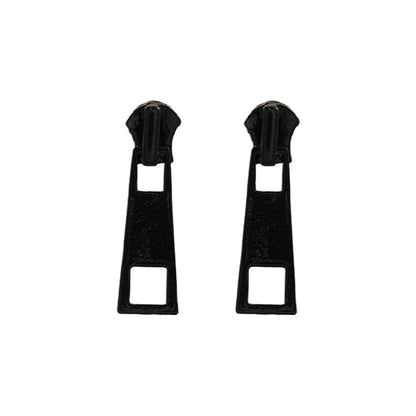 Personality Zipper Stud Earrings Unusual Jewelry