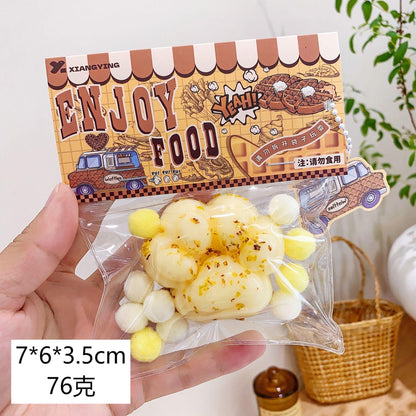 Squishy Kids Food Waffle Bread Donuts Slow Rising Squeeze Stress Relief Toys