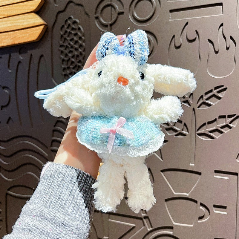 Plush Lop Ears Rabbit Doll Pendant Keychain