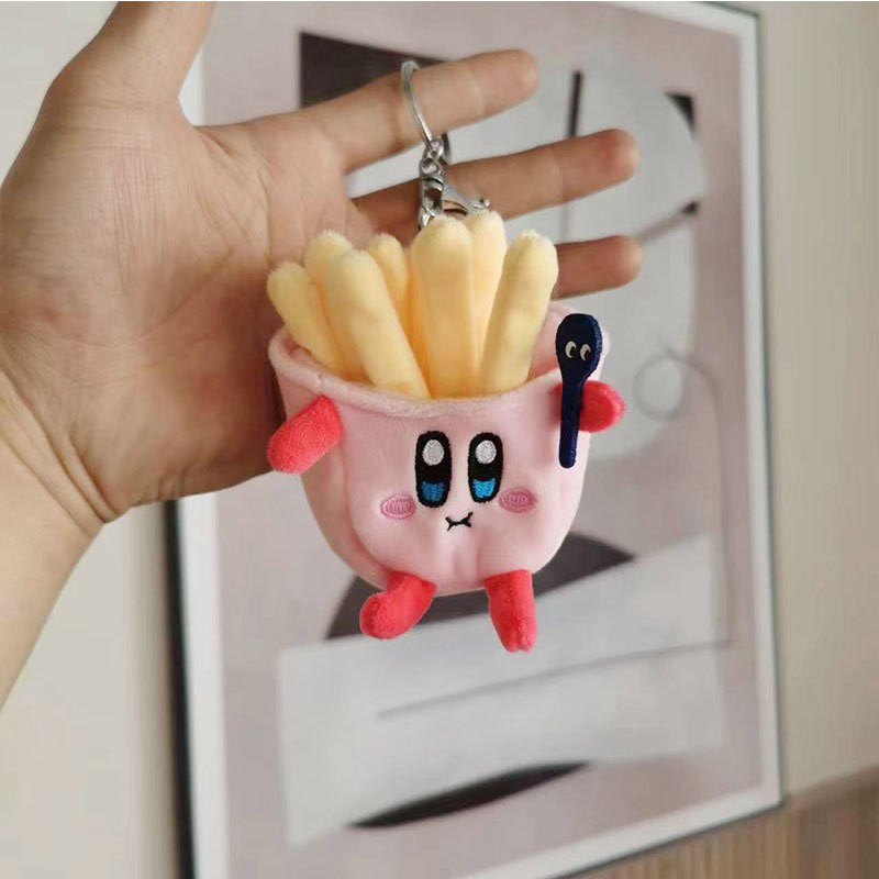 Kawaii Food Plush Doll Pendant Keychains