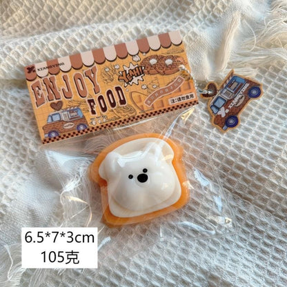 Squishy Kids Food Waffle Bread Donuts Slow Rising Squeeze Stress Relief Toys