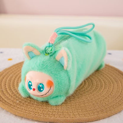 Disney Stitch Labubu Plush Pencil Case Anime Kawaii