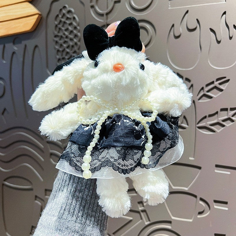 Plush Lop Ears Rabbit Doll Pendant Keychain