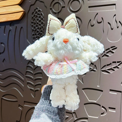 Plush Lop Ears Rabbit Doll Pendant Keychain