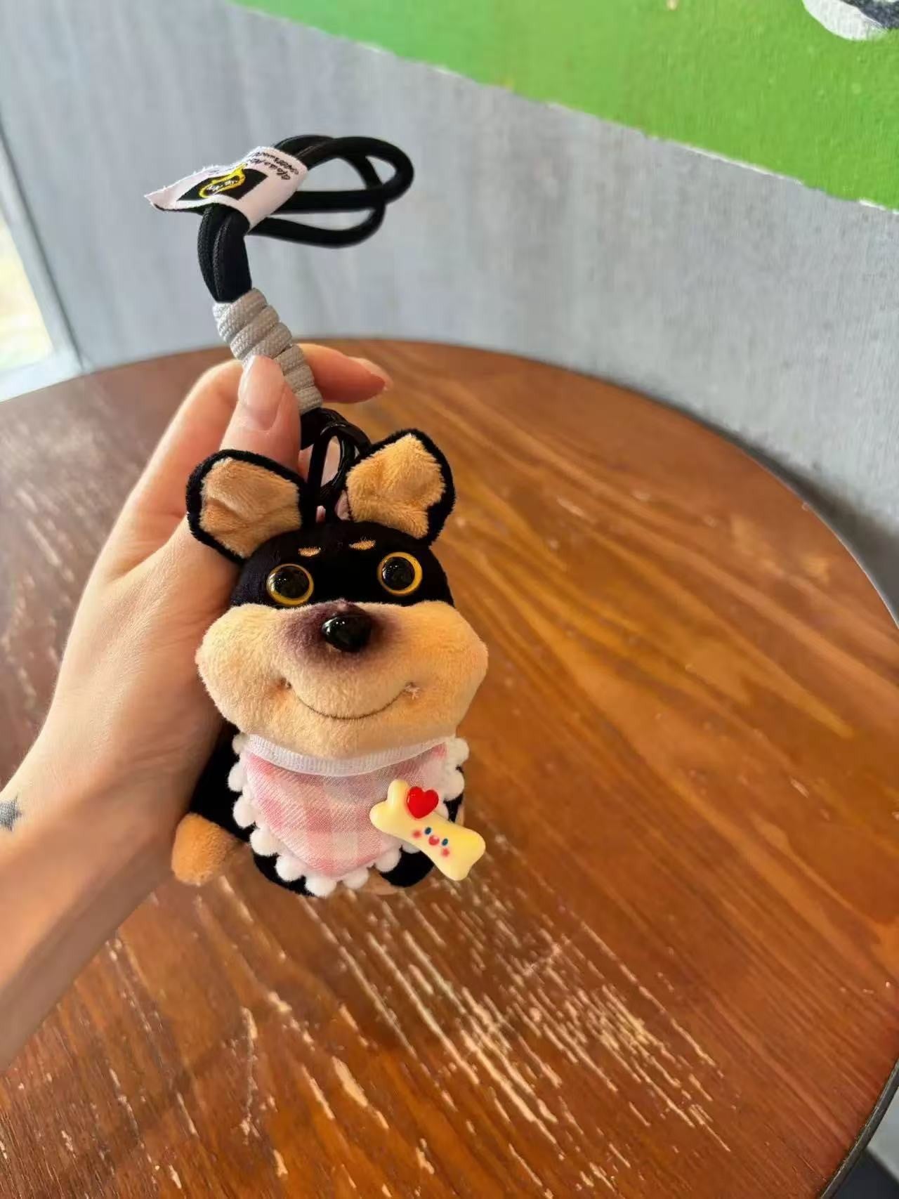 Bee Puppy Bag Pendant Plush Doll Keychain Pendant