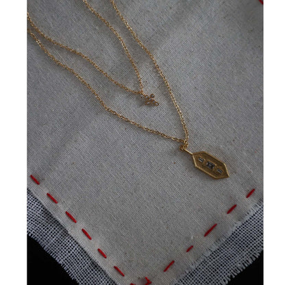 Women Cross Pendant Necklace Simple Temperament