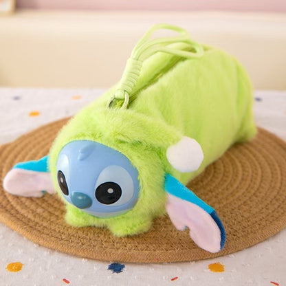 Disney Stitch Labubu Plush Pencil Case Anime Kawaii