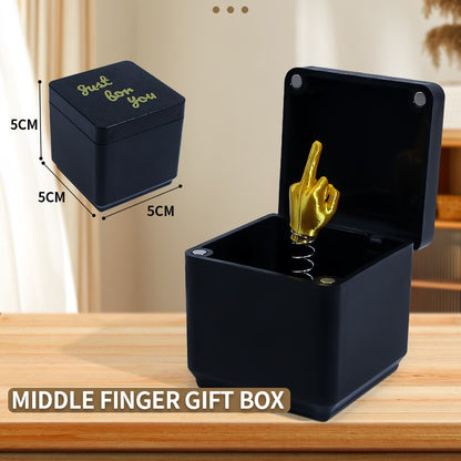 Middle Finger Surprise Gift Boxs Christmas Fun Prank Gift