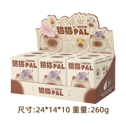Cat Crystal Blind Box Desktop Ornament Decor  Random Mysterious Box