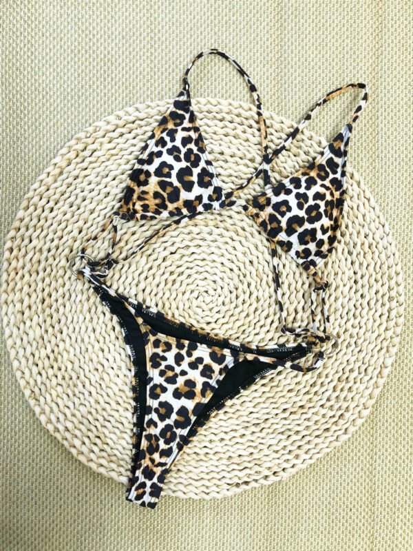 Leopard Print Bikini Set