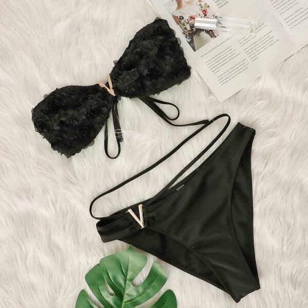 Floral Bandeau Bikini Set