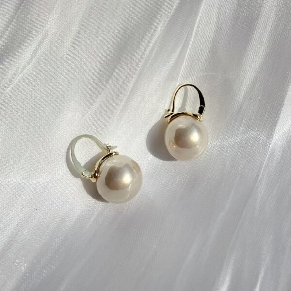 Elegant Pearl Drop Earrings(Colored) - 图片 5