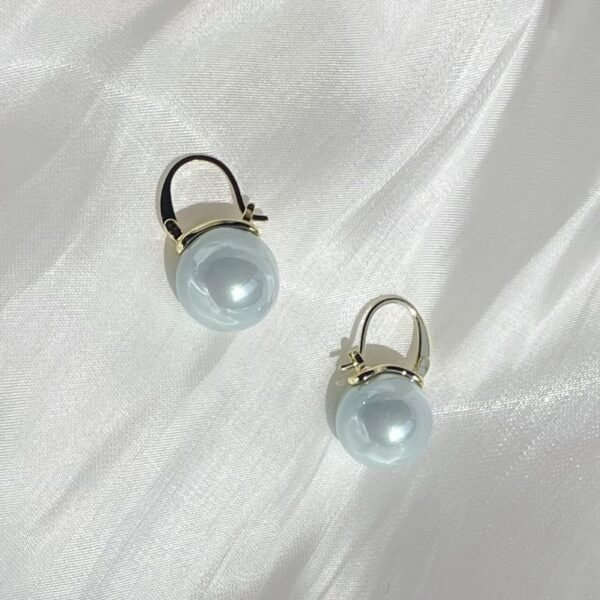 Elegant Pearl Drop Earrings(Colored) - 图片 6