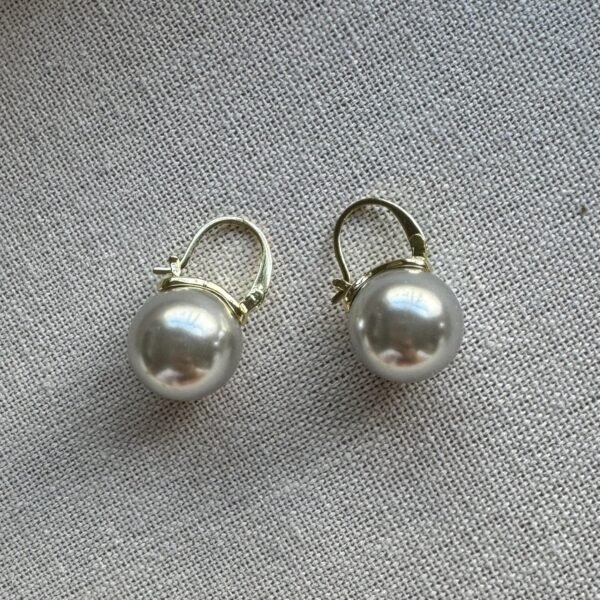 Elegant Pearl Drop Earrings(Colored) - 图片 7