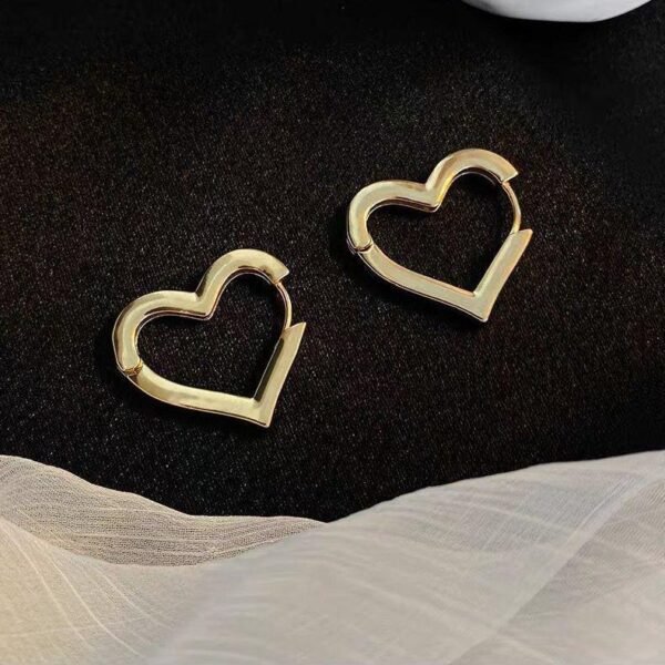 Gold/Silver Metal Hoop Earrings Collection - 图片 18